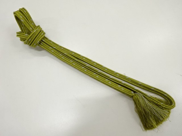 JAPANESE KIMONO / HAND-TIED OBIJIME